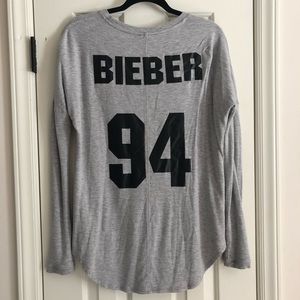 PREMISE Long Sleeve with BIEBER on back.